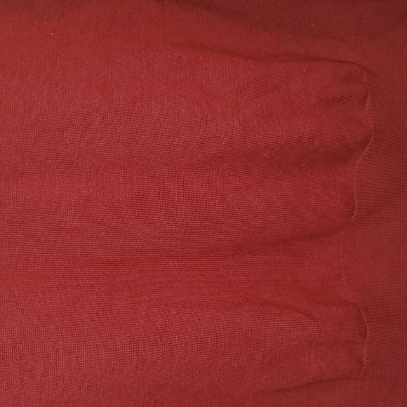 Witchery Man Sweater Size L  Wool Cotton Blend Red - Picture 2 of 8